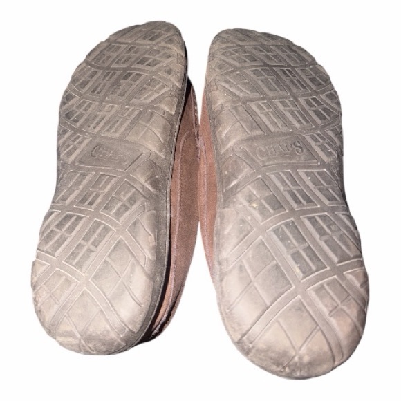 Chaps Men\'s Brown Suede Loafers Size 11/12 XL